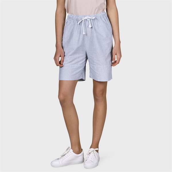 Klitmøller Collective Sidse Striped Shorts - White/Navy